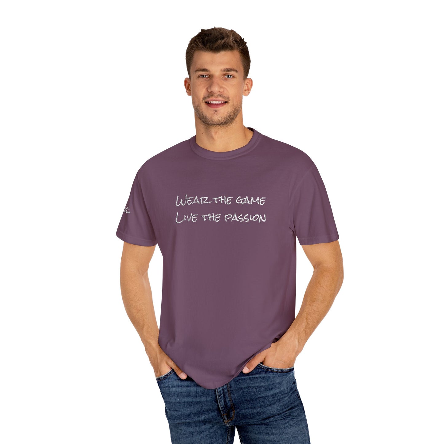 Live Football Embroidery Unisex T-shirt