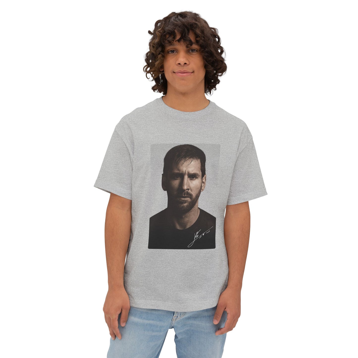 Messi Tribute — Oversize Boxy Tee
