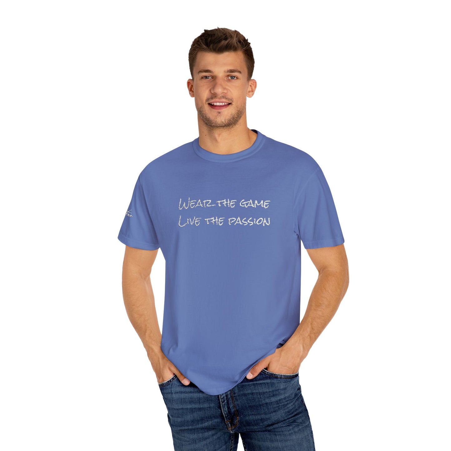 Live Football Embroidery Unisex T-shirt