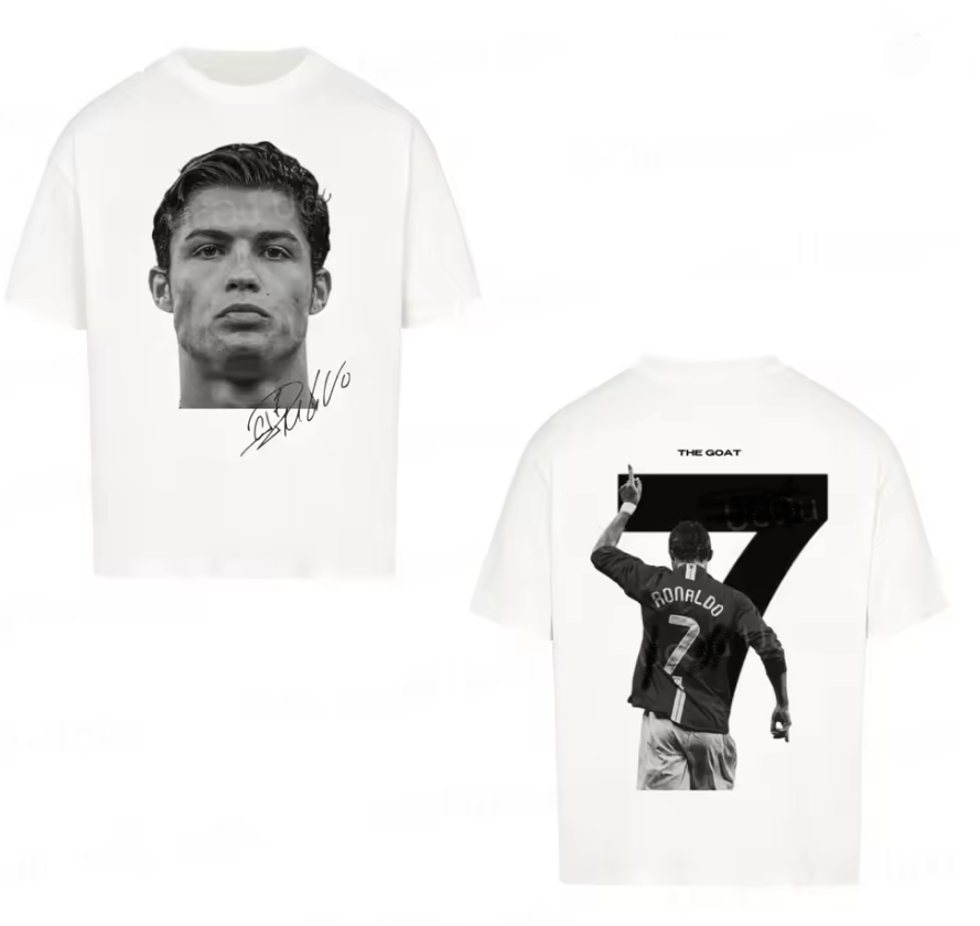 T-Shirt with CR7 Print