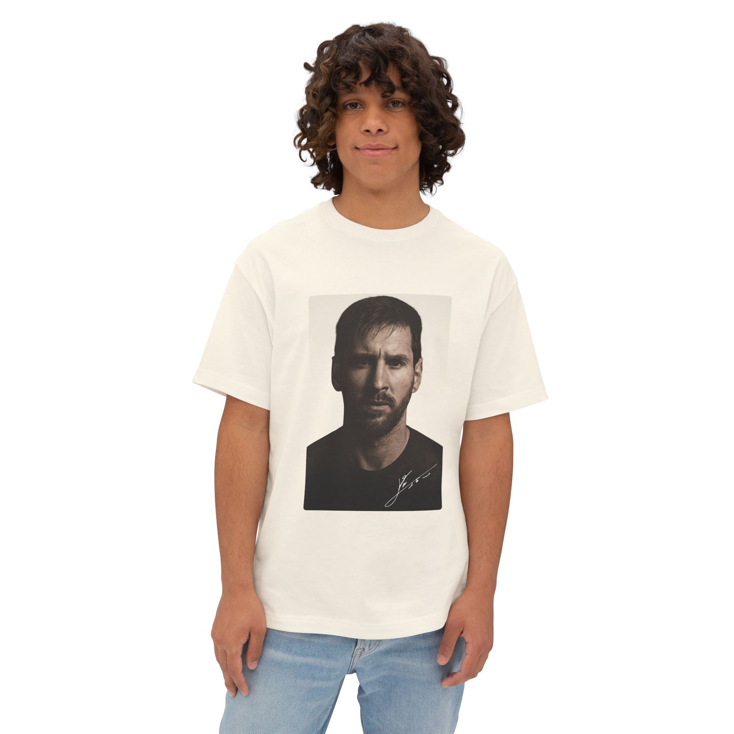 Messi Tribute — Oversize Boxy Tee
