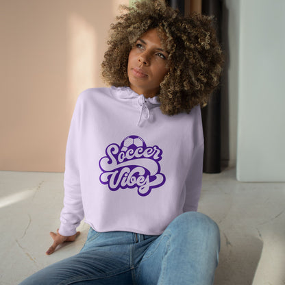 Soccer Vibes Crop Hoodie