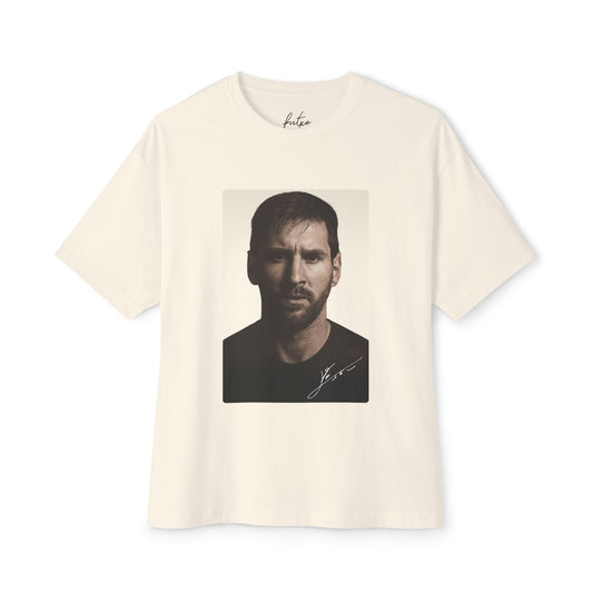 Messi Tribute — Oversize Boxy Tee