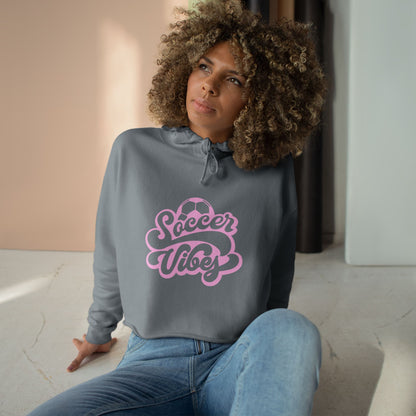 Soccer Vibes Crop Hoodie