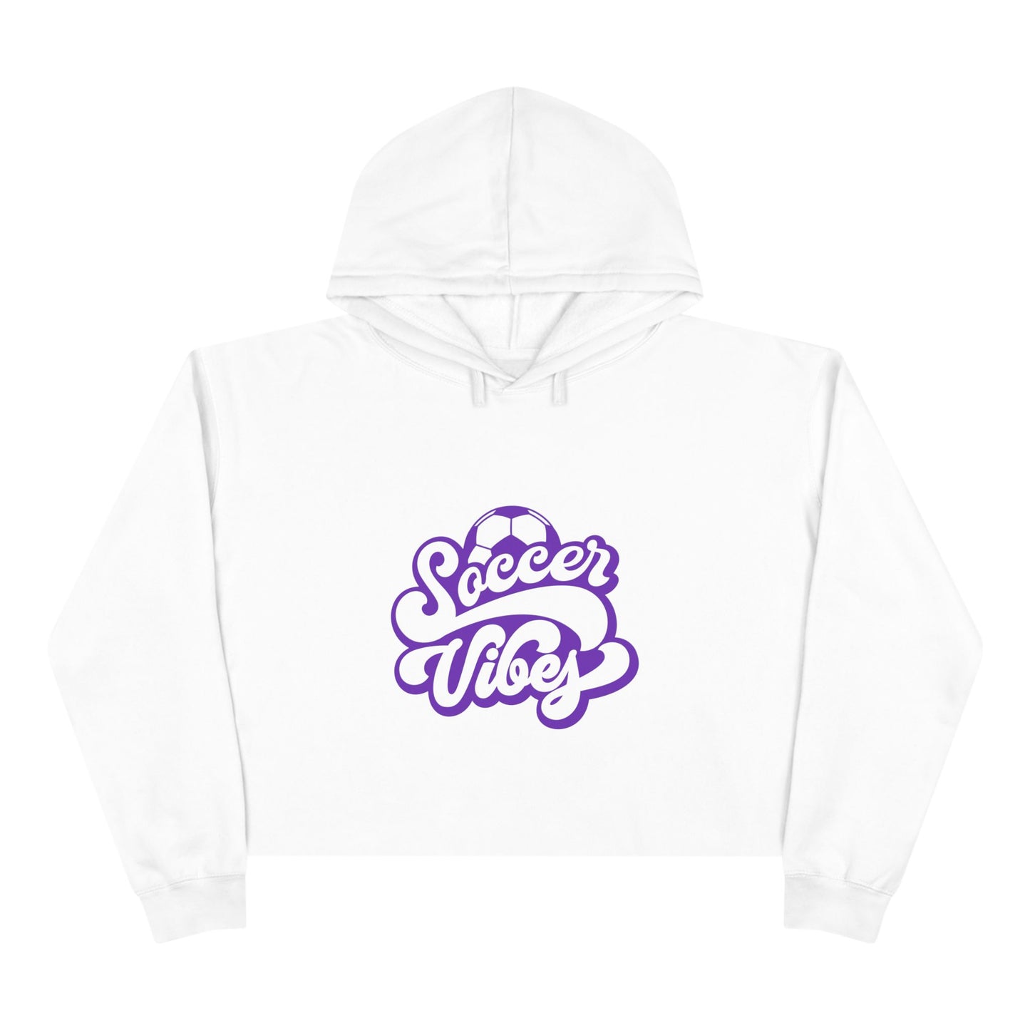 Soccer Vibes Crop Hoodie