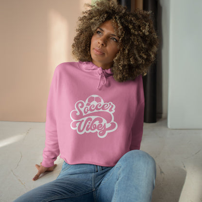 Soccer Vibes Crop Hoodie