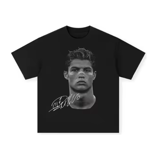 T-Shirt with CR7 Print